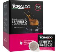 150 CIALDE CAFFE TORALDO MISCELA CLASSICA + 1 KIT ACCESSORI BIO DA 150