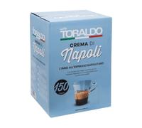 150 Cialde Filtro Carta ESE 44 Caffè Toraldo Miscela CREMA DI NAPOLI- Spedizione