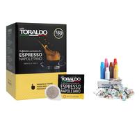 150 CIALDE FILTRO CARTA ESE 44 MM Caffè Toraldo MISCELA DEK + KIT ACCESSORI
