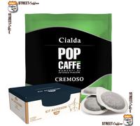 150 Cialde Filtro Carta Caffè POP Caffè ESE 44mm Miscela 2 Cremoso
