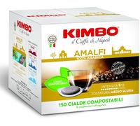 150 Cialde Kimbo Amalfi 100% Arabica - Cialde Compostabili ESE 44 mm - Amalfi