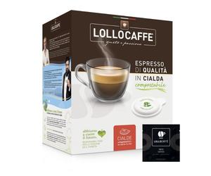150 Cialde Lollo Caffè Miscela Nera - Il Gusto Intenso dell’Espresso Napoletano