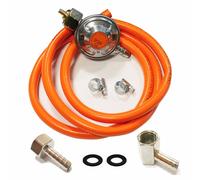 150 CM Tubo Flessibile per Gas Propano + Riduttore Pressione 37mbar Griglia a