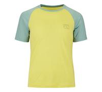 Ortovox 150 Cool Ballipen Ts W - T-shirt - donna XS Yellow/Light Green woman Lana Merino,Tencel/Lyocell,Ortovox Wool Promise