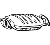155 CV CATALIZZATORE PER HYUNDAI Santa F II CM 2.2 CRDi 4x4 KW 114 CV 155