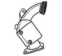 150 cv Catalizzatore per Opel Astra H SW A04 1.9 CDTi 1910 cc 110 KW 150 CV