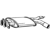 Silenziatore centrale compatibile con BMW 247-251