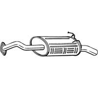 Silenziatore posteriore BOSAL 163-063