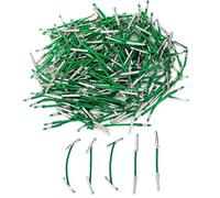 150 Etichette Metalliche Elasticità, Etichette Elastiche Tesoro, Elementi di Fissaggio del Tesoro, Targhette Tesoro in Metallo, Metallo Elastico, per Organizzare la Carta