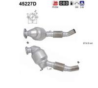 150 KW 204 CV CATALIZZATORE PER BMW 3 Touring E46 330xd