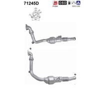 150 KW 204 CV CATALIZZATORE PER Mercedes Viano W639 CDI 3.0