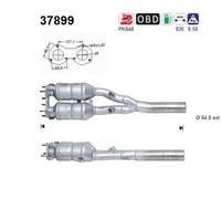 150 KW 204 CV CATALIZZATORE PER VW Bora Variant 1J6 2.8 V6 4motion