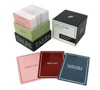 150 Life Story - Kit per interviste, biglietti di conversazione per famiglie, divertente biglietto per interviste di racconti di vita familiare, per migliorare relazioni sane e rispettose