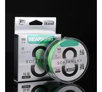 150 m per lenza da pesca intrecciata a 8 fili in PE con ultra liscia e resistente durata per un lancio efficace (0,6 bianco)