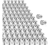 150 magneti forti, magneti al neodimio, extra forti, per frigorifero, lavagne magnetiche, calamite coniche, lavagne, piccoli magneti per lavagna bianca, ufficio, metallo, magneti per frigorifero, 150