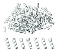 150 manicotti terminali in argento, tappo terminale, cavo del freno per fune del freno