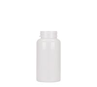 150 ml flacone PET, plastica, bianco, bocca: 38/400