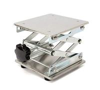 150 mm x Piattaforma elevatrice Cremagliera del banco Scissor Lab Jack Altezza regolabile in acciaio inox tavolo da laboratorio Holder Lifter Strumenti fai da te