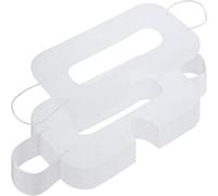 150 Pacco Maschera Maschera per Occhi Sanitaria Non Tessuta Maschere Monouso Copertura Compatibile con Cuffia Avricolare Cuffia per Realtà Virtuale Vive (Bianco)