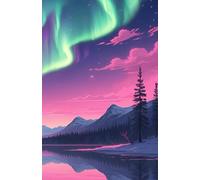 150 pages!! 03 Northern Lights Notebook: Notebook Journal Calendar Blank School pages gift for all ages. It's a surprise for kids, adults, co workers and friends!