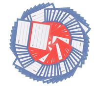 150 Pcs Etichette Per Buste Indirizzi Spedizione Adesive Pacchi Degli