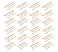 150 Pezzi Bastoncino per Depilazione in Legno Beige | Superficie Liscia, Adatto a Zone Piccole e Dettagliate, Forma Quadrangolare S, Pratico per Uso Preciso