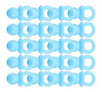 150 Pezzi Ciuccio in Acrilico Blu, per Feste Battesimo e Shower | Decorazioni Pastello, Spargimento Tavolo e Fai, per Tavoli Iscrizione e Gender Reveal
