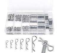 150 Pezzi Copiglie, R Clip Perni Di Fissaggio Clip Coppiglia Di Fissaggio in Acc