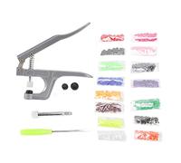 150 pezzi di bottoni a pressione in plastica con pinze a scatto Kit di elementi di fissaggio colorati per avviamento a scatto Set di strumenti di fissaggio a scatto per cucire abbigliamento Crafting