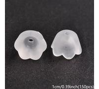 150 pezzi di perline acriliche a forma di tulipani e , per creare i tuoi gioielli come braccialetti e collane, inclusi perline assortite