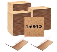 150 Pezzi di Sughero Autoadesivo per Sottobicchieri, Fondo per Sottobicchie5183