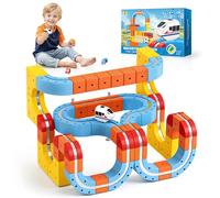 150 Pezzi DIY Cube Track, Regalo Bambini 3 4 5 6 7 8 Anni Treno Elettrico per Bambini Blocchi Magnetici Gioco Bambino 3-8 Anni Maschio Pista Magnetica Macchinine Regali Natale Magic Rail Block Train
