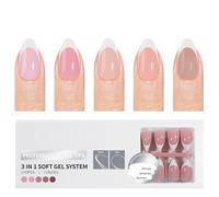 150 pezzi French Tips per imprimere le unghie, vernice base pre-applicata e fondotinta, finitura opaca, sbagliata per una finitura opaca di qualità da salone