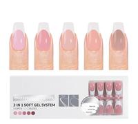 150 pezzi French Tips per imprimere le unghie, vernice base pre-applicata e fondotinta, finitura opaca, sbagliata per una finitura opaca di qualità da salone
