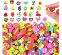 150 Pezzi Gomme da Cancellare Bambini, Gomma Cancellare a Forma di Alimenti Frutta Cuore Mini Gomme Divertenti Per Bomboniere Riempire Borse Regalo, Premi In Classe, Compiti A Casa