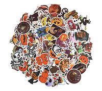 150 pezzi Halloween Doodle Stickers Regalo divertente Adesivi anime Fai da te Adesivi impermeabili Adesivi fantastici Adesivi in PVC per laptop Scrapbook Decorazioni per feste di Halloween (A)