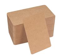 150 Pezzi Kraft Paper, Biglietti da Visita in Marrone, Carte di Carta Kraft, Carta di Messaggio Vuoto per Parole Appunti Ufficio Regalo Fai Da Te - 8,9x5,2 cm/3,5x2,04 Pollici