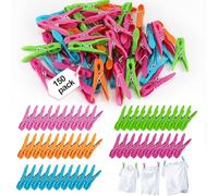 150 Pezzi Mollette Bucato Antiscivolo Kit, Mollette per Bucato Antisegno, Antivento e Antiscivolo, per Appendiabiti, Stendibiancheria