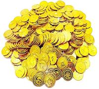 150 Pezzi Monete D'Oro Pirata, Tesoro D’Oro per Party Pirata, Tesori per La Cacc