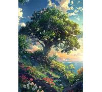 150 Pezzi Puzzle per Adulti Collina Alberina, puzzle Classico 150 pezzi, Intrattenimento Creativo, Divertimento, Puzzles Regalo per il Relax, Decorazione per Murale 14x10inch