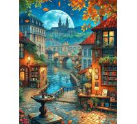 150 Pezzi Puzzle per Adulti Paesaggi antichi città, puzzle Classico 150 pezzi, Intrattenimento Creativo, Divertimento, Puzzles Regalo per il Relax, Decorazione per Murale 14x10inch