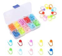150 Pezzi Segnapunti Maglia, 10 Colori Bloccare i Marcatori di Punti con Scatola Portaoggetti, per Lavorare a Maglia, all'Uncinetto o per L'artigianato