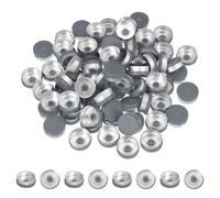 150 Pezzi Tappi in Alluminio e Plastica da 20mm, Per Vial Grigi