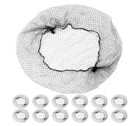 150 pz chignon rete elastica per capelli copertura chignon per ballerine, banche, infermiere, hostess