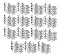 150 pz. Offgridtec© Gancio per tetto in acciaio inossidabile, regolabile in 3 posizioni, per tegole tipo Frankfurter Pfanne