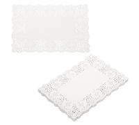 150 pz tovagliette carta 10"x7.5" bianche rettang usa e getta