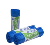 150 Sacchetti Raccolta Differenziata Buste Immondizia 55x65 cm Blu Spazzatura