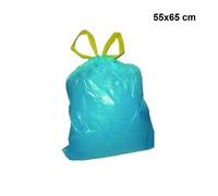 150 Sacchi 55x65 per la Raccolta Spazzatura immondizia da pattumiera Sacchetti antigoccia con Manici Vari Colori