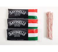 150 Scovolini ABRASIVI in cotone con anima in nylon brand Savinelli, bastoncini per la corretta pulizia e manutenzione dei tubi. Confezione da 150 pezzi