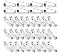 150 spille per spille di sicurezza, colore argento 0,7 cm, spille di sicurezza in metallo, spille di sicurezza per fai da te, gioielli artigianali, spille di sicurezza per brooch Back Clasps